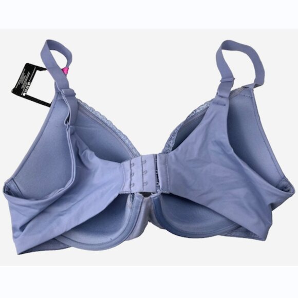 Maidenform Periwinkle Blue T-Shirt Bra 40C NWT Lightly Lined Underwire - Picture 4 of 10